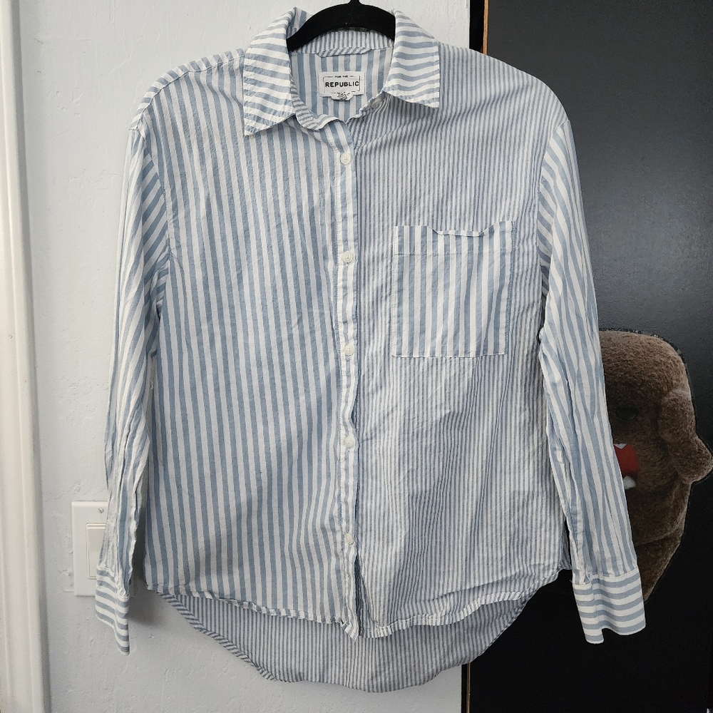 Blue Striped Shirt